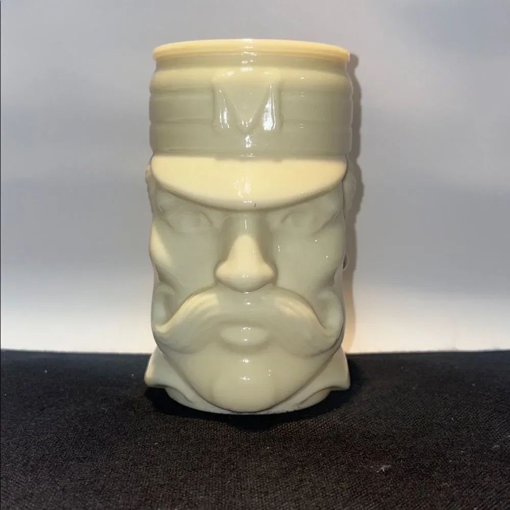 Avon Cream Mustache Mug